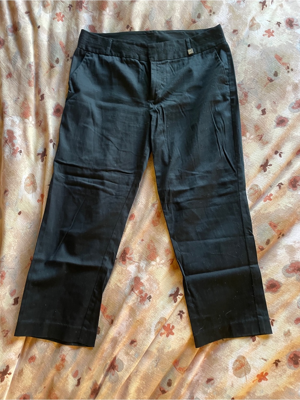 Women’s Black Capri Dress Pants – Classic Straight Fit